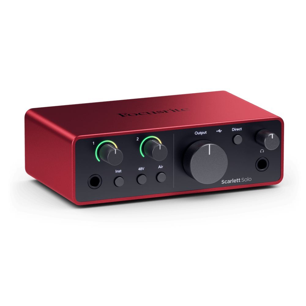 SOUNDCARD THU ÂM FOCUSRITE SCARLETT SOLO  - Chính hãng phân phối