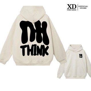  Áo Hoodie nỉ The Xide in hình chữ TH Think form unisex nam nữ chất nỉ bông dày dặn 