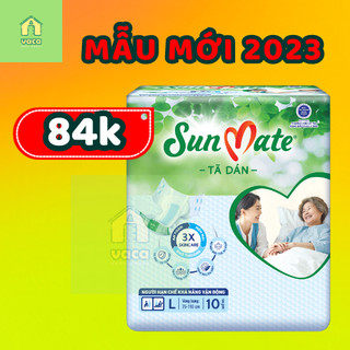 (HCM-MẪU MỚI) TÃ DÁN NGƯỜI GIÀ SUNMATE SIZE M/L10 (L10) MIẾNG