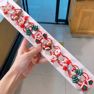 Cột tóc kẹp tóc noel phụ kiện giáng sinh cho bé DTONLINE
