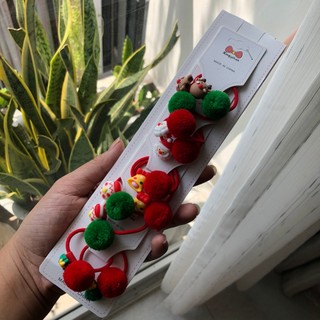 Cột tóc kẹp tóc noel phụ kiện giáng sinh cho bé DTONLINE