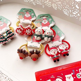 Cột tóc kẹp tóc noel phụ kiện giáng sinh cho bé DTONLINE