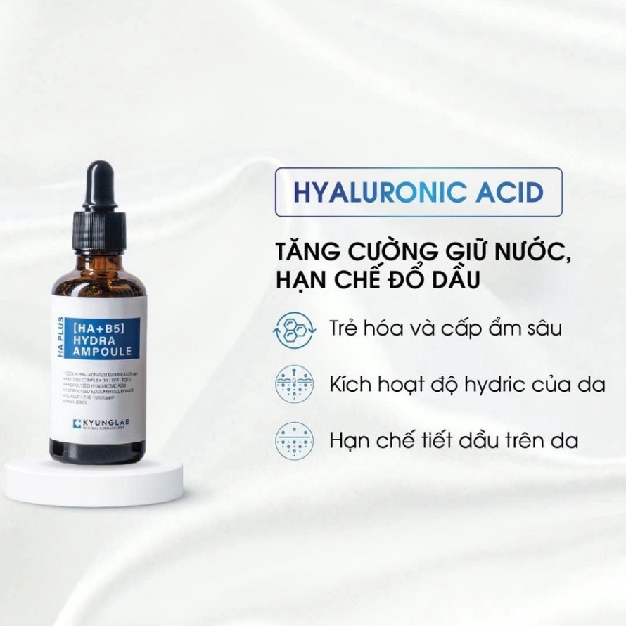 Serum Căng Bóng Da Serum HA + B5 Hydra, Chống Lão Hóa KyungLab - Dung Tích 50ml