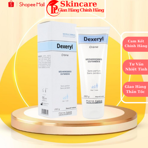 Kem Dưỡng Da Chống Nẻ Pháp Dexeryl Crème 50g - Kem Nẻ Dưỡng Ẩm Da Hỗ Trợ Cải Thiện Da Khô, Nứt Nẻ