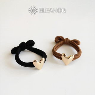 Dây buộc tóc nữ Eleanor Accessories co dãn hình trái tim phụ kiện tóc 6621