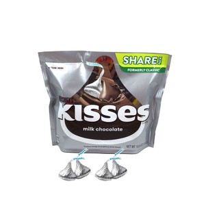 Date 08/25 socola sữa hershey's kisses kisses trắng 306g