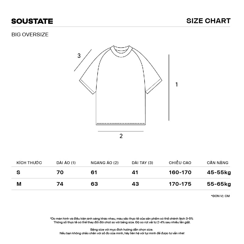 Áo Thun Big Oversize SOUSTATE Call Me