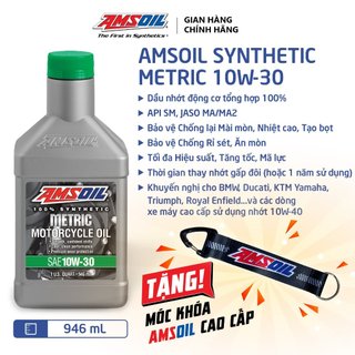 Dầu Nhớt Xe Số Amsoil Metric 10w30 946ml (MCTQT)