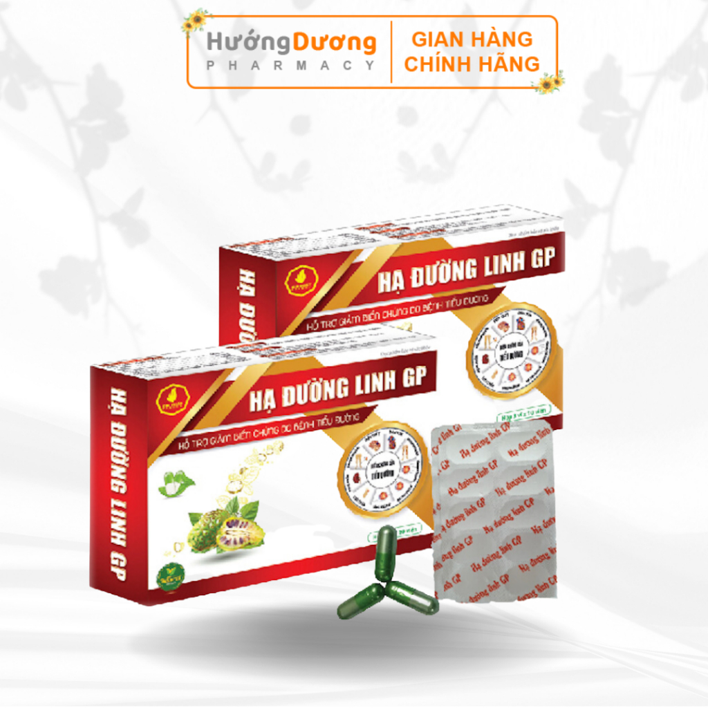 Viên Uống Hạ Đường Linh GP - Dùng Cho Người Tiểu Đường