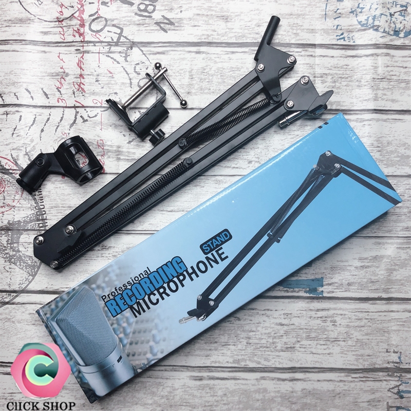 Bộ mic thu âm LGT240 đi sound card k500, chân đế, màng lọc