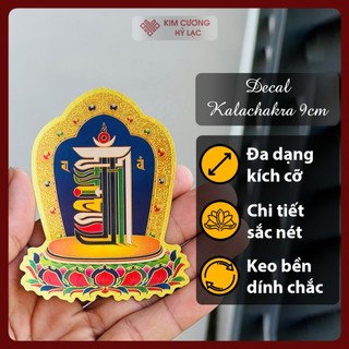 Decal Miếng Dán Kalachakra Bảo Hộ Và May Mắn Nhiều Kích Thước