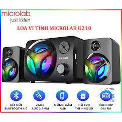 Loa vi tính Cao Cấp 2.1 MICROLAB U210 – Loa siêu trầm – CÓ  BLUETOOTH - BASS Mạnh Mẽ.