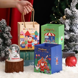 Túi đựng quà giáng sinh- túi giấy họa tiết giáng sinh - túi đựng quà tặng noel