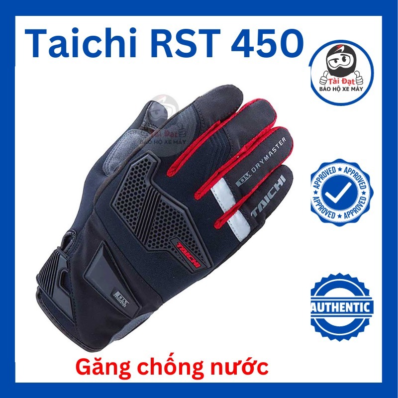 Găng tay mô tô xe máy chống nước RS Taichi RST 450 Drymaster thương hiệu Nhật