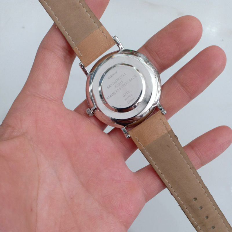 Đồng hồ si nam dây da hiệu DISNEY 2 kim