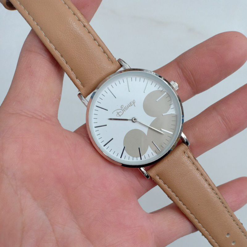 Đồng hồ si nam dây da hiệu DISNEY 2 kim