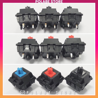 Cherry Black Blue Red Rã Hàn Linear clicky switch Công tắc bàn phím cơ - Polabe Store
