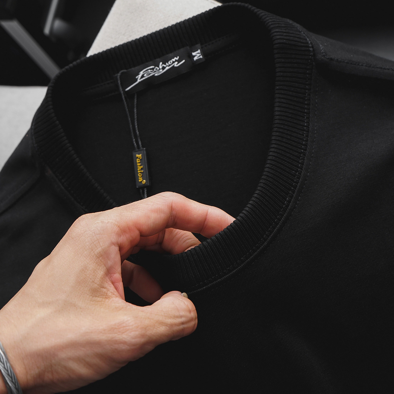 Áo Thun Nam Cổ Tròn Tay Ngắn Vải Cotton In Chữ Ceklht Market AO.127