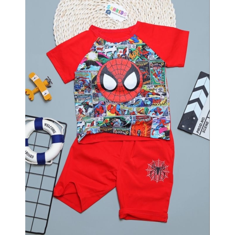 Bộ Quần Áo Siêu Nhân Bé Trai SZ(21-28kg) SAMKIDS