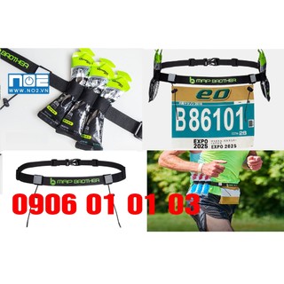 Đai đeo bib chạy bộ có thể đút được 6 gói gel