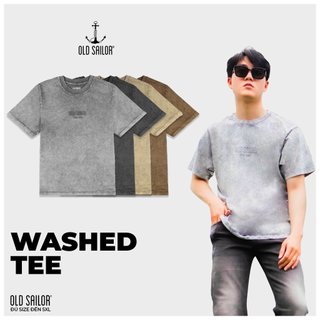 Áo thun wash đá nam old sailor - o.s.l washed tee - 26017 - big size upto 5xl