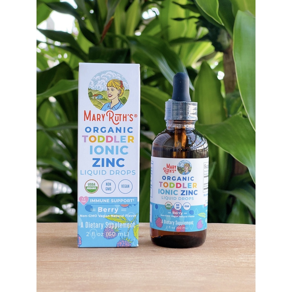 Kẽm lỏng hữu cơ Mary Ruth's Kids Ionic Zinc Liquid Drops, 4-13y