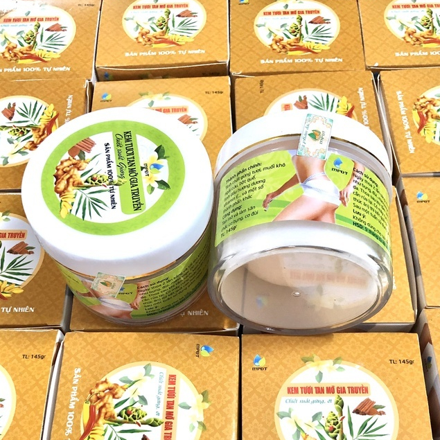 Kem Tươi Tan Mỡ Gừng Ớt Thon Gọn Cơ Thể