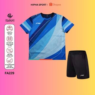 Quần áo cầu lông lining fa229 chuyên nghiệp sử dụng trong thi đấu cầu lông favahi sport