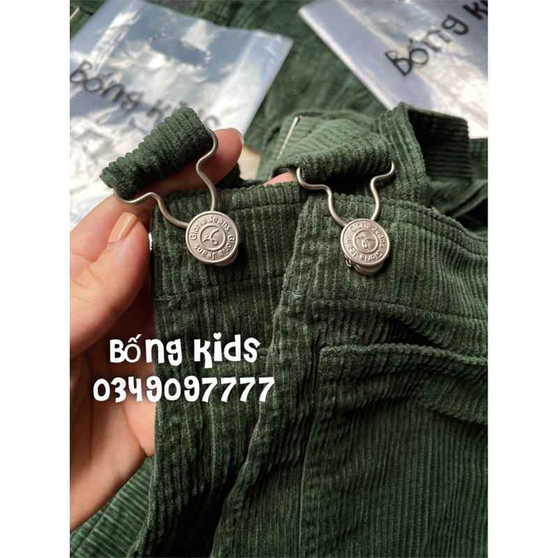 Yếm Váy Nữ & Bé Gái Nhung Tăm GÊ