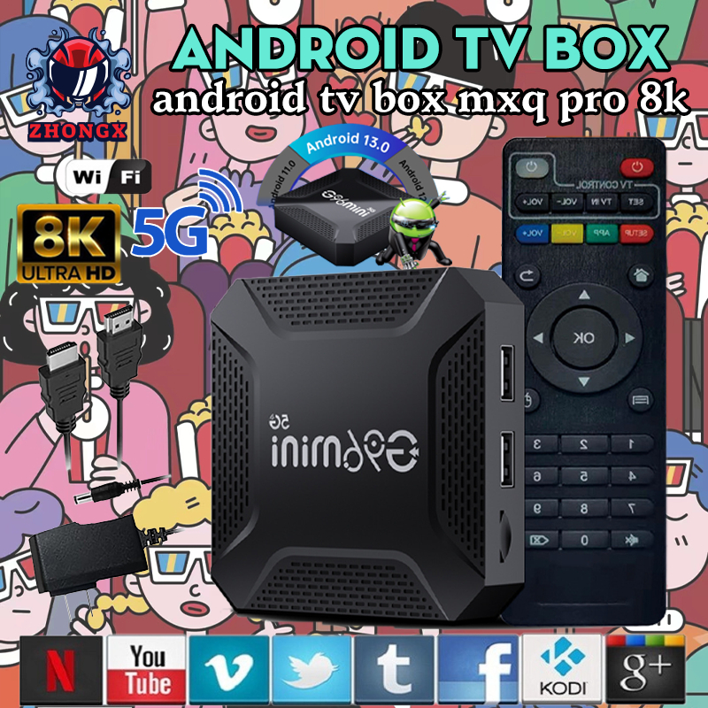 Android TV Box G96mini 5G bản 4GB+64GB Tiếng Việt Wifi 5G, Android 13 , RK3528 8K HD WiFi TV Box TV BOX