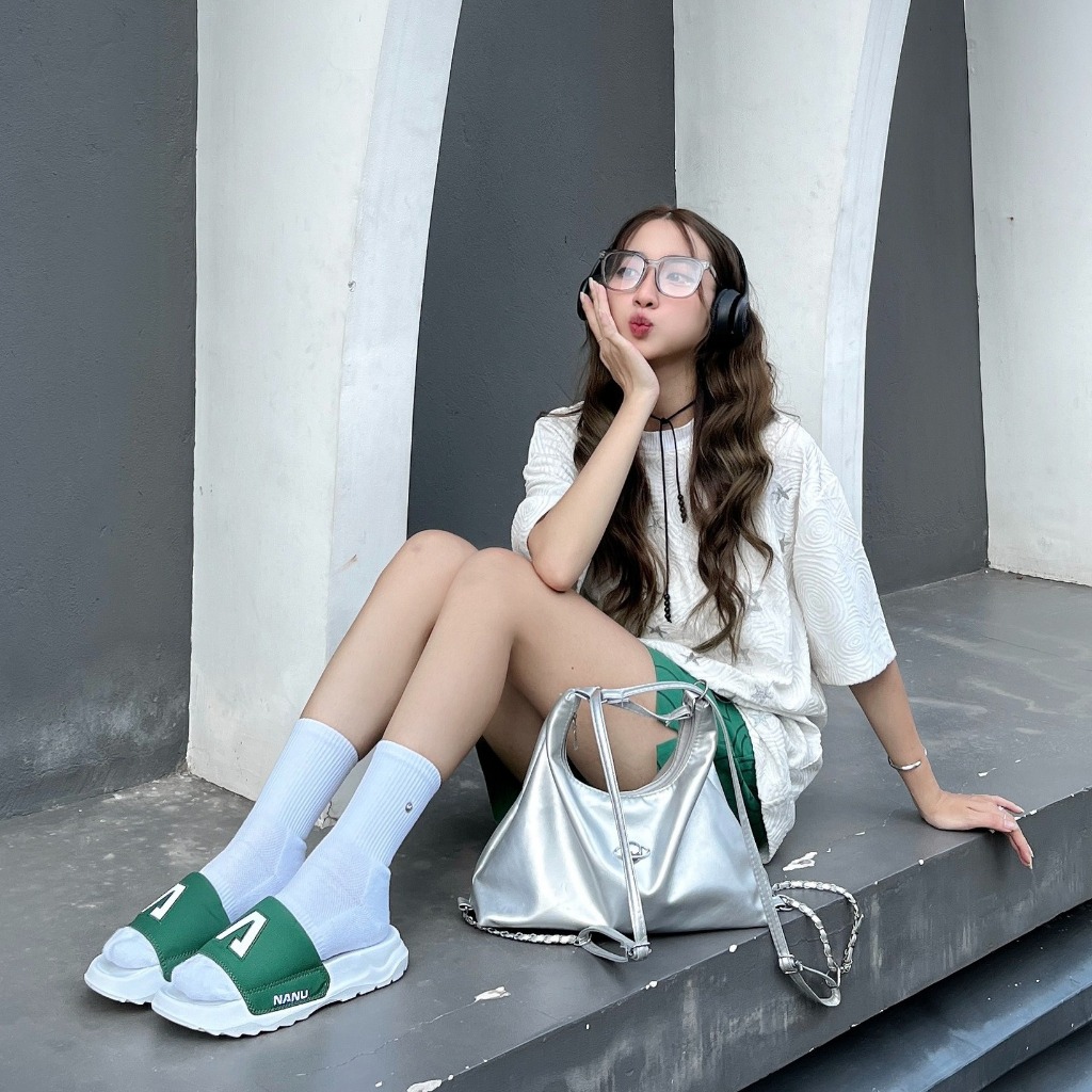 Dép Chunky Nanu N03 Logo A