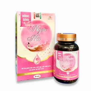 HỒNG SÂM NGỌC NỮ. HỖ TRỢ GIẢM BỐC HỎA, MẤT NGỦ, YẾU SINH LÝ DO SUY GIẢM NỘI TIẾT TỐ NỮ