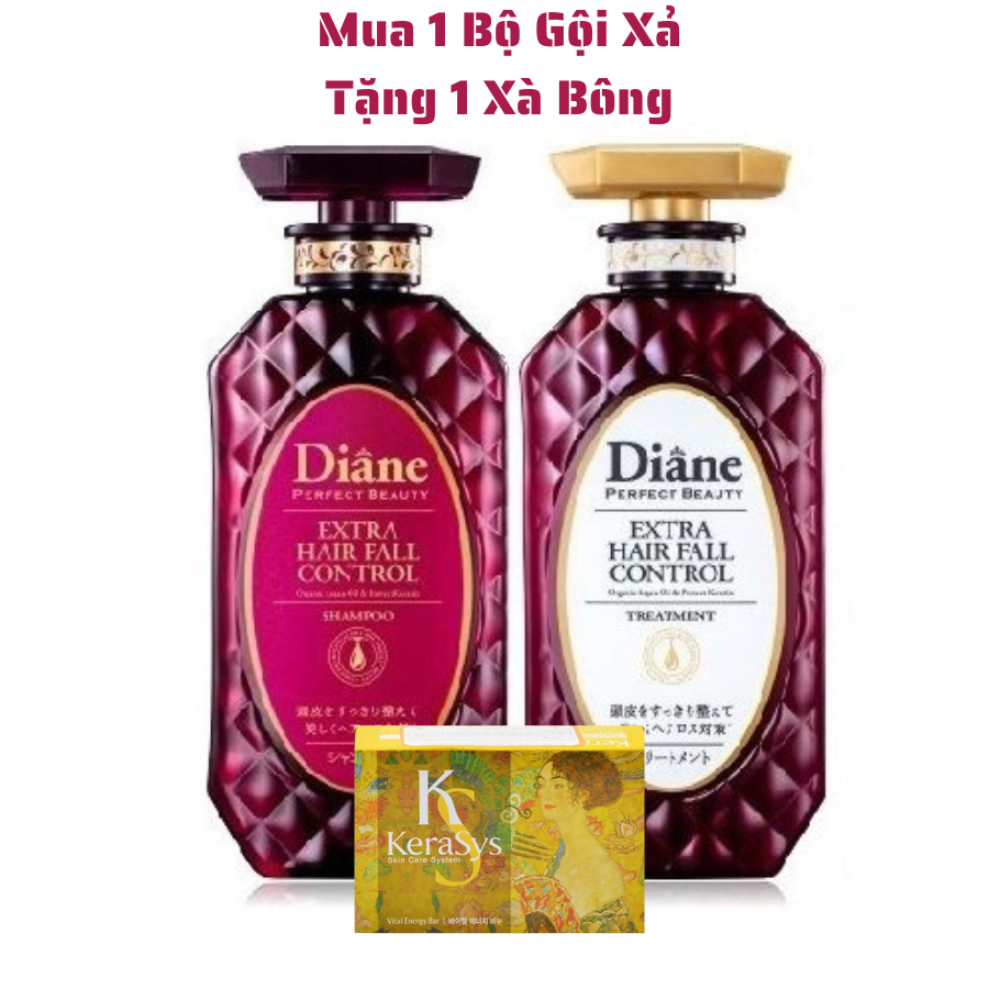 Dầu Gội Kích Mọc Tóc, Ngăn Rụng Tóc số 1 nhật bản Moist Diane Extra Hair Fall Control 450ml [Hàng Chính Hãng]