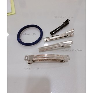 Kẹp tóc nơ phối caro xinh xắn