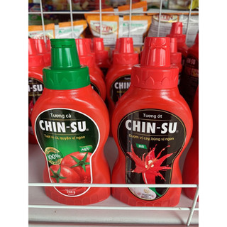Chai tương ớt, tương cà Chinsu 250g