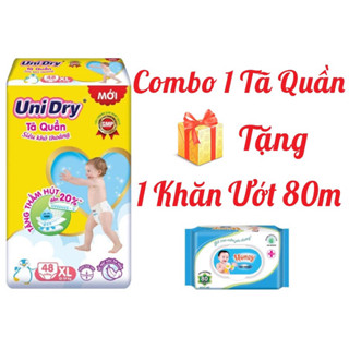 TÃ QUẦN UNIDRY M60 L54 XL48 XXl44  tặng khăn 80m