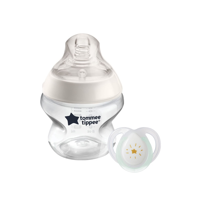 Set bình sữa Tommee Tippee 150ml + ti giả 0-6m