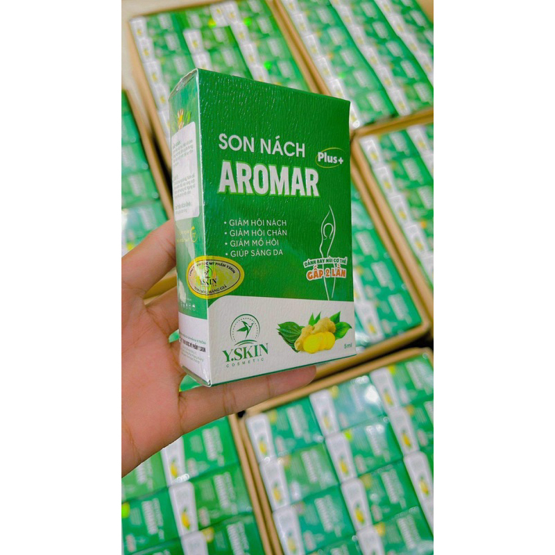 Son Nách AROMAR YSKIN Giúp Giảm Mùi Hôi Nách,Hôi chân,Hôi Tay Hiệu Quả 5ml