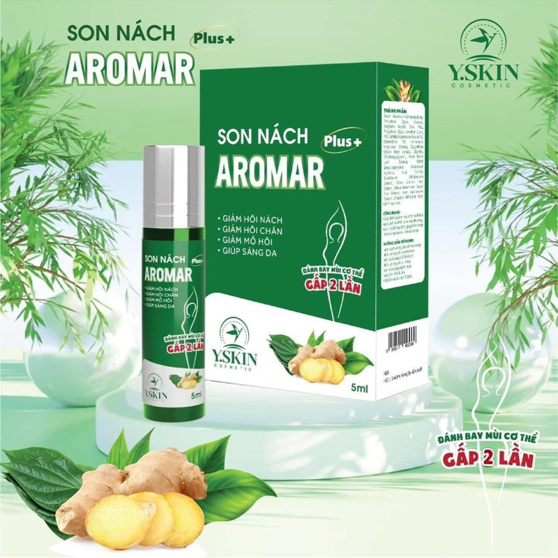 Son Nách AROMAR YSKIN Giúp Giảm Mùi Hôi Nách,Hôi chân,Hôi Tay Hiệu Quả 5ml