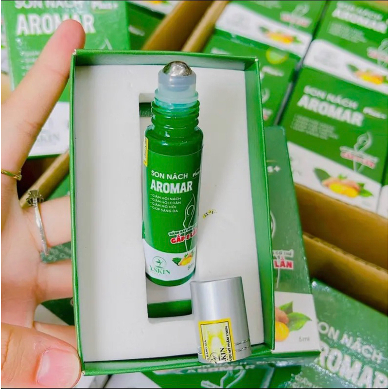 Son Nách AROMAR YSKIN Giúp Giảm Mùi Hôi Nách,Hôi chân,Hôi Tay Hiệu Quả 5ml