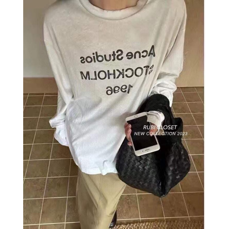 Áo thun giấy dài tay STOCK dáng suông COA669