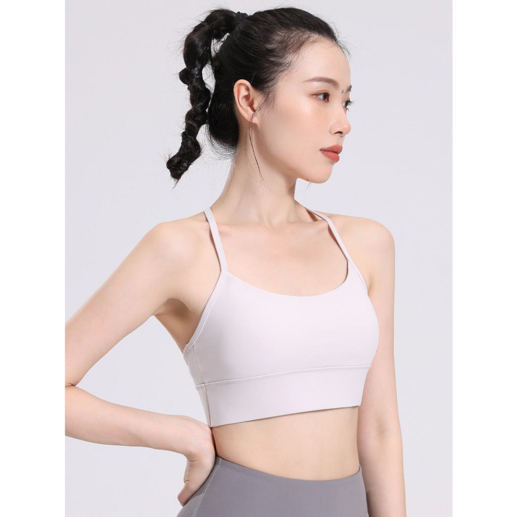 Áo bra nữ thể thao chất LuLu thun lạnh sẵn lót dày dặn GEPO GP228