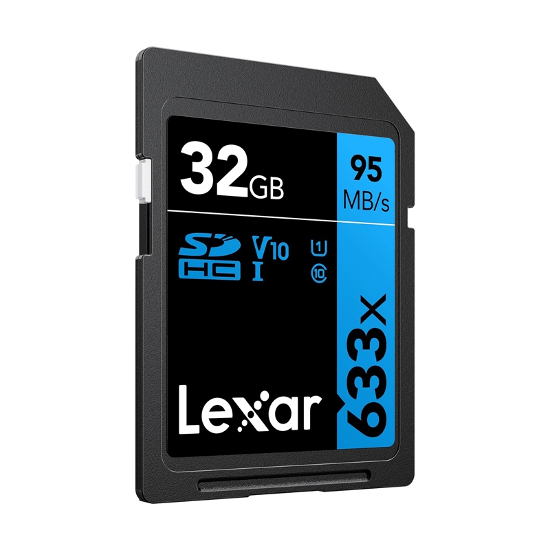 Thẻ nhớ máy ảnh SDHC Lexar 633x 32GB U1 V10 đọc 90MB/s ghi 45MB/s  Nhất Tín Computer