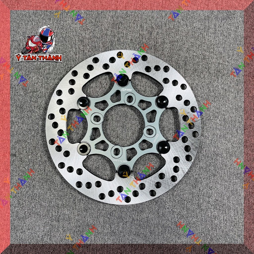 Đĩa thắng H2C AL long đền nhôm 220mm MS24