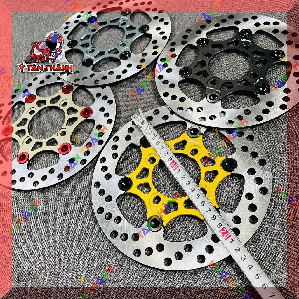 Đĩa thắng H2C AL long đền nhôm 220mm MS24