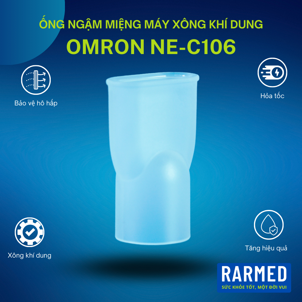 Phụ kiện ống ngậm khí dung máy khí dung Omron NE-C106