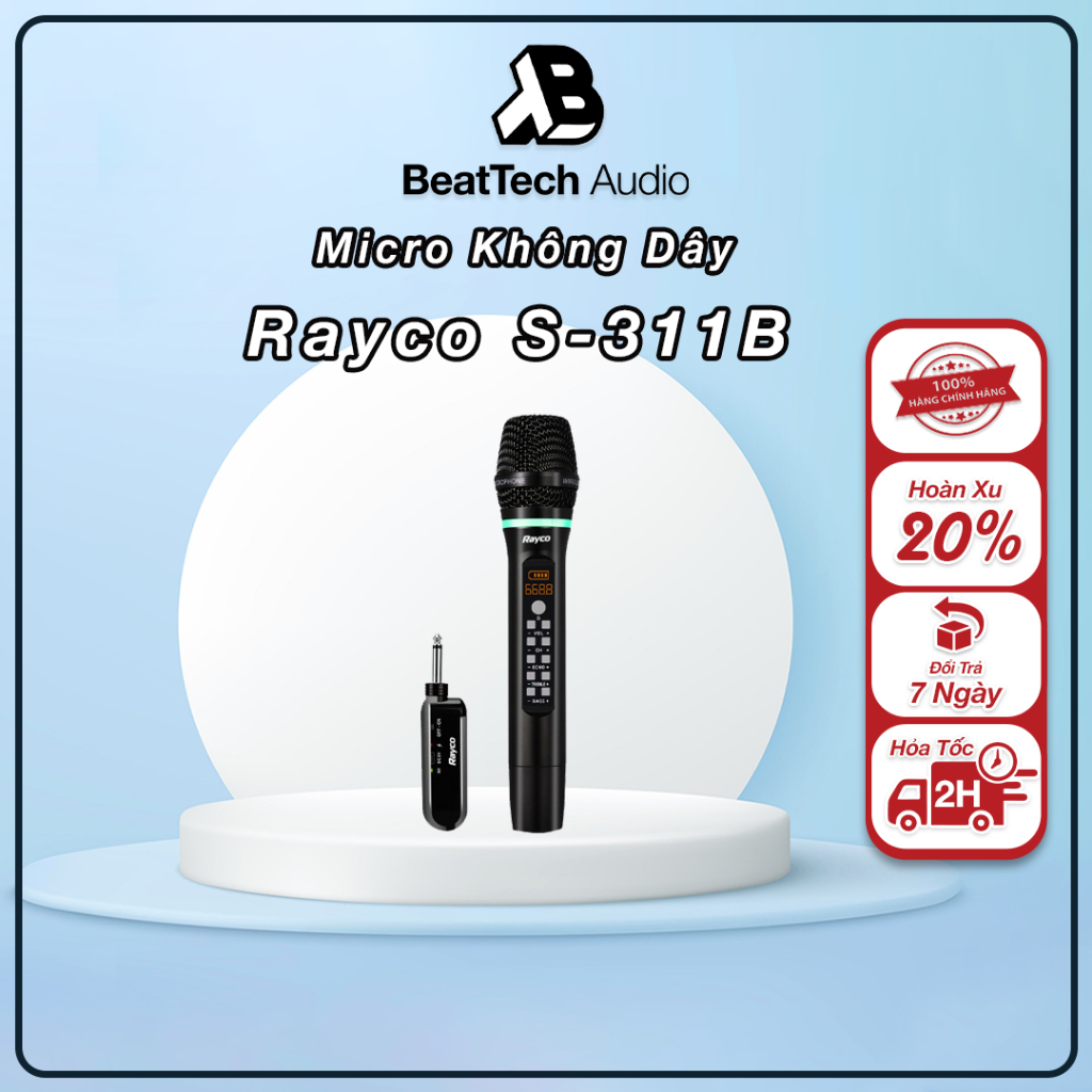 Micro không dây Rayco S-311B-bảo hành 12 tháng hàng chính hãng 100%
