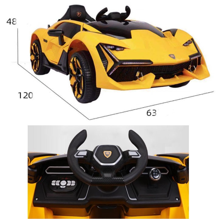 Xe ô tô điện Lamboghini NEL 603 đèn led sáng rực rỡ