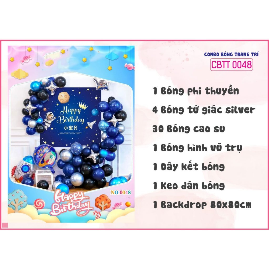 COMBO TRANG TRÍ BÉ TRAI BÉ GÁI