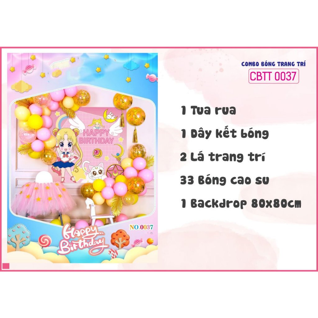 COMBO TRANG TRÍ BÉ TRAI BÉ GÁI